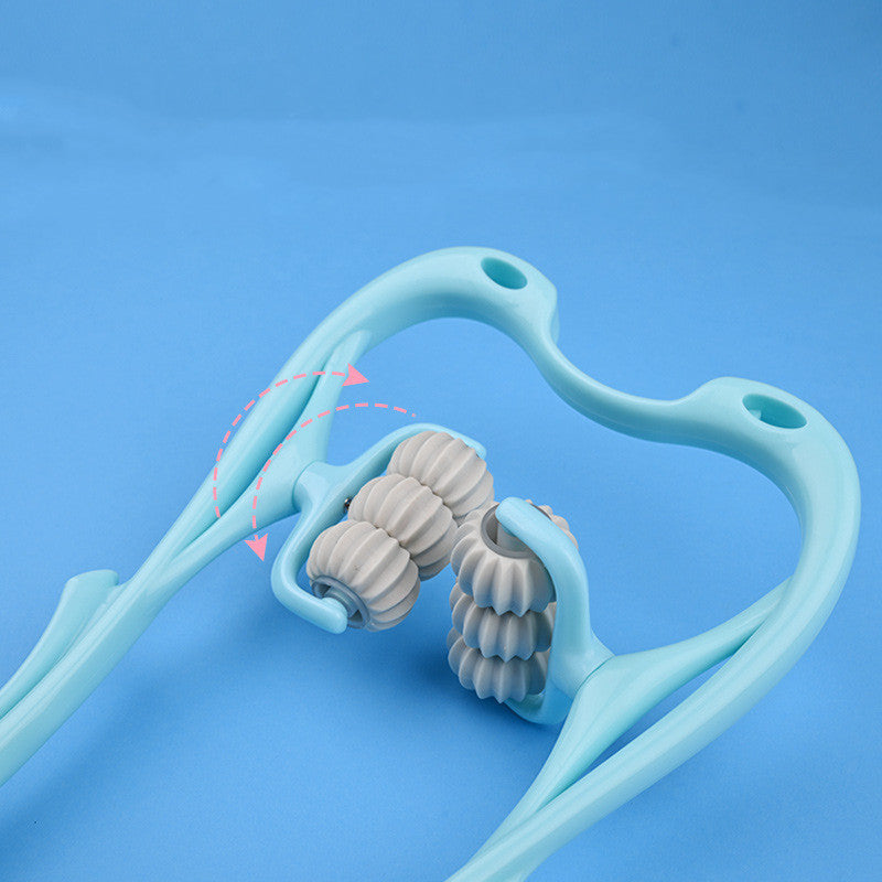 Multifunctional Manual Six-wheel Neck/Leg Massage Tool