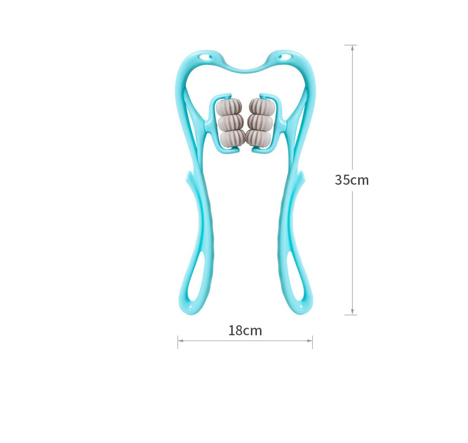 Multifunctional Manual Six-wheel Neck/Leg Massage Tool