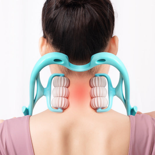 Multifunctional Manual Six-wheel Neck/Leg Massage Tool