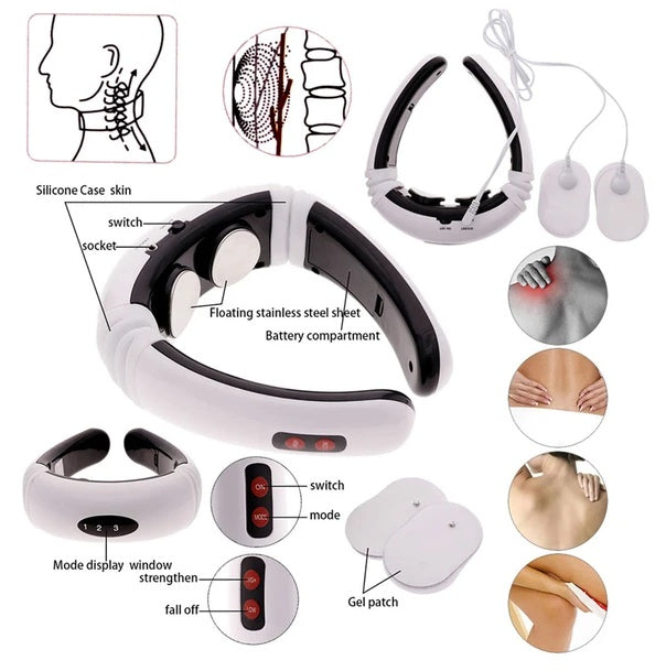 Electric Cervical Pulse Neck and Body Massage set